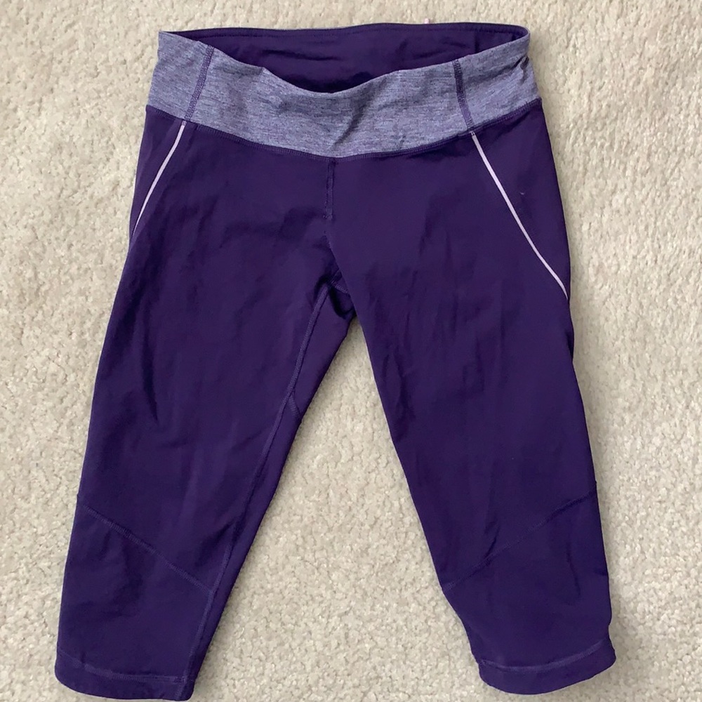 Purple Lululemon Crops